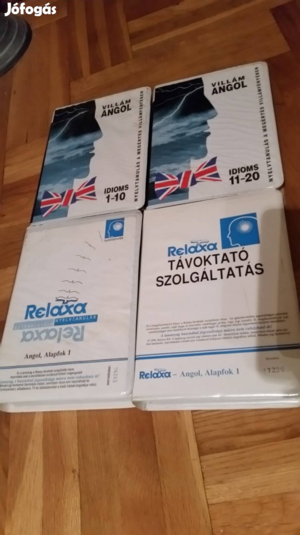 angol nyelvoktató kazetták 