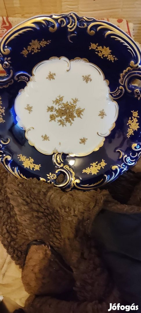 antik ritka Wallendorf tál