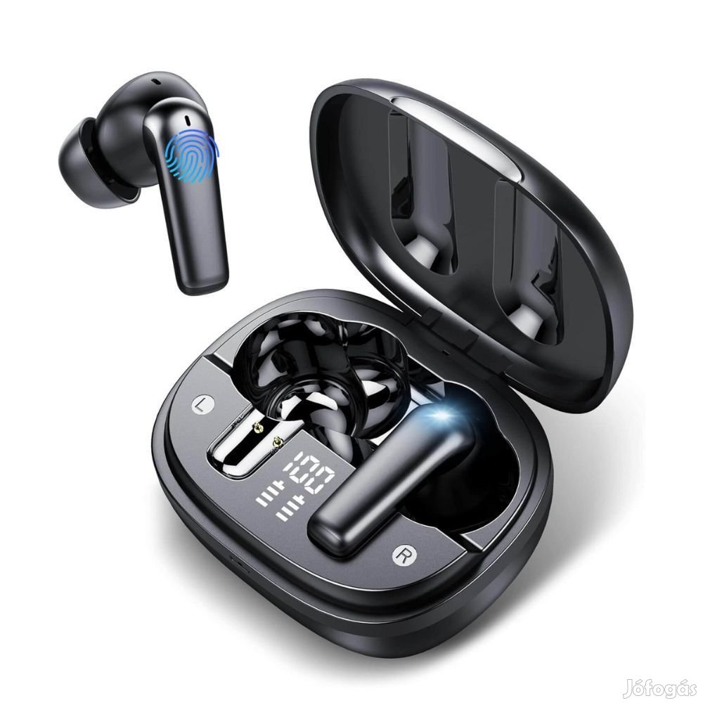 aowoka IT510 Vezeték Nélküli Bluetooth 5.3 Fülhallgató, LED Kijelzőve