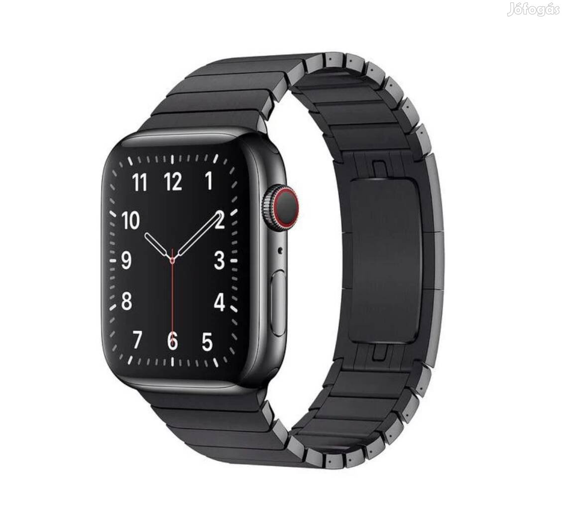 apple watch steel strap fekete szíj