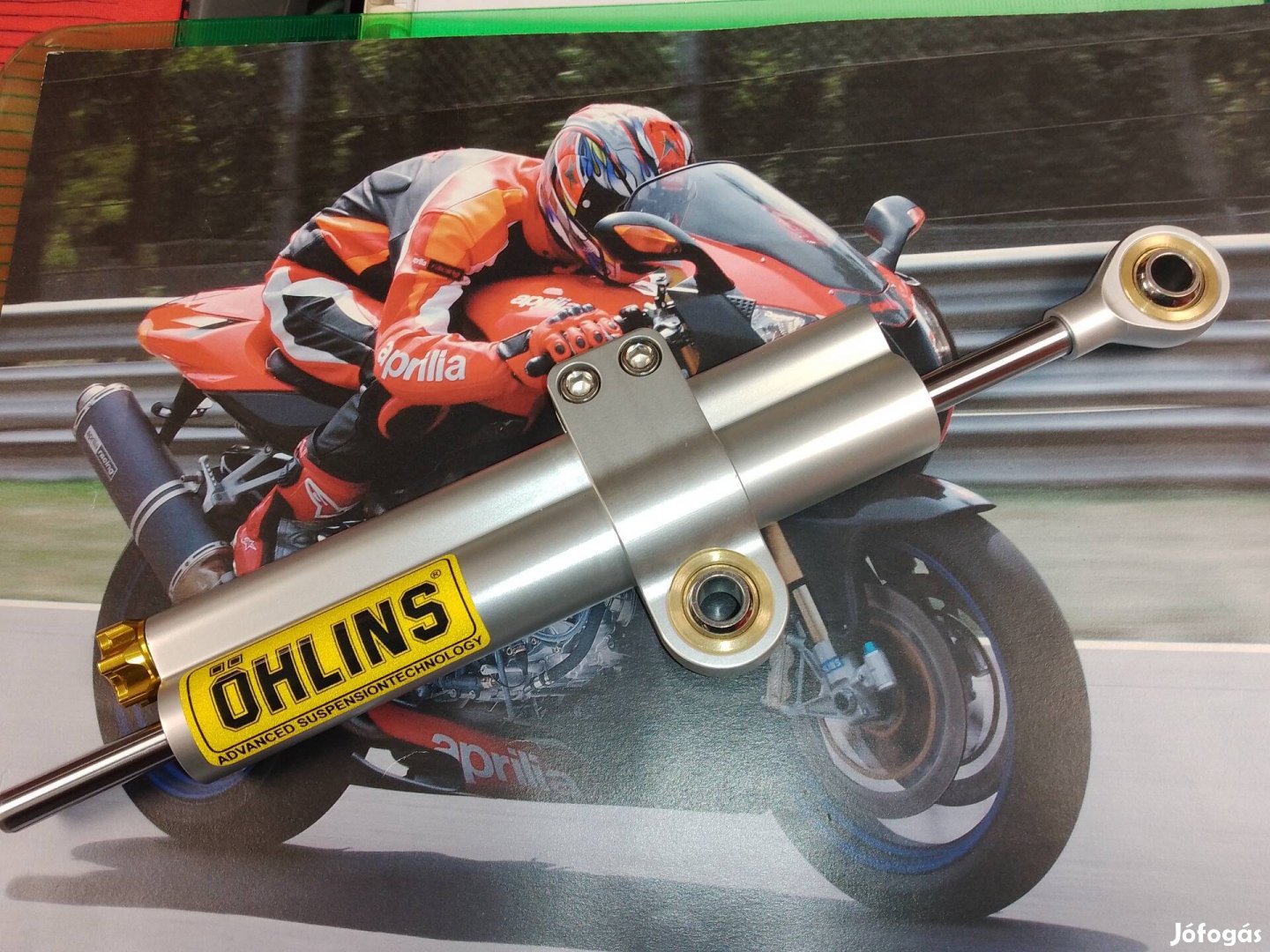 aprilia RSV Tuono Öhlins kormány stabilizátor