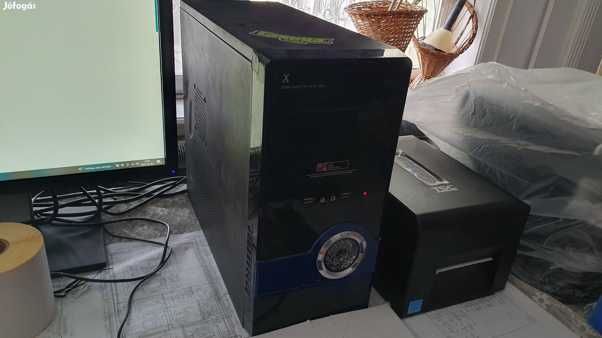asztali PC számítógép irodázni internetre AMD