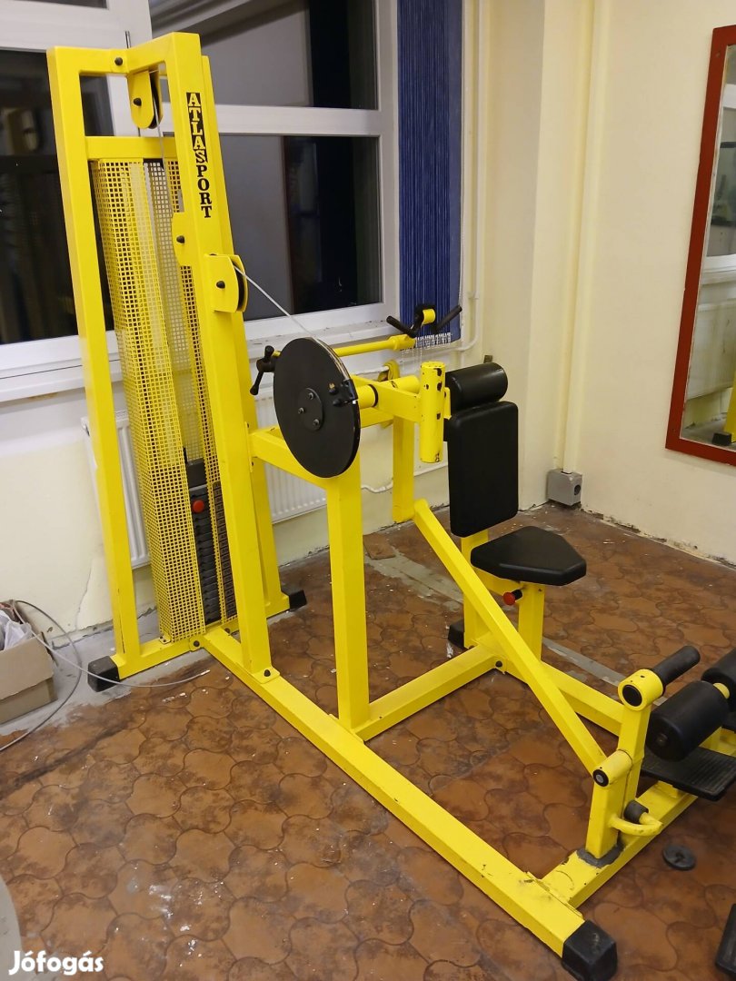 atlas pullover gép hátgép tricepsz konditermi edzőtermi