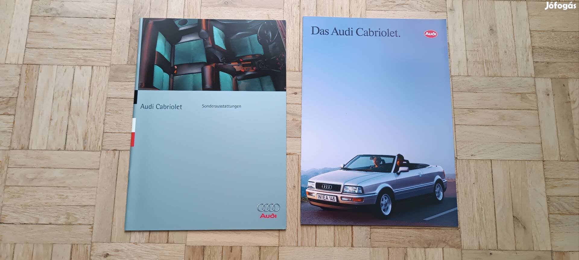 audi Cabriolet gyári prospektus eredeti katalógus 80