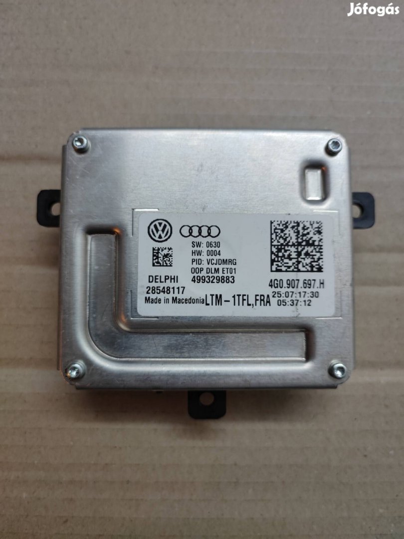 audi a7 4g c7 nappali fény új Delphi vezérlő 4g0907697h