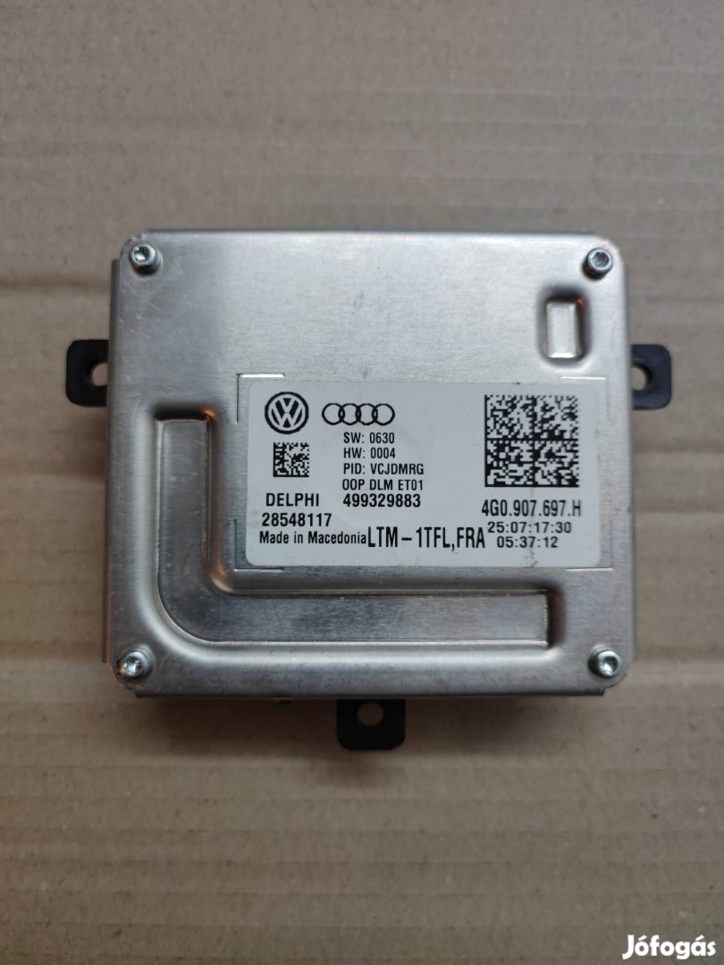 audi a7 4g c7 nappali fény új Delphi vezérlő 4g0907697j