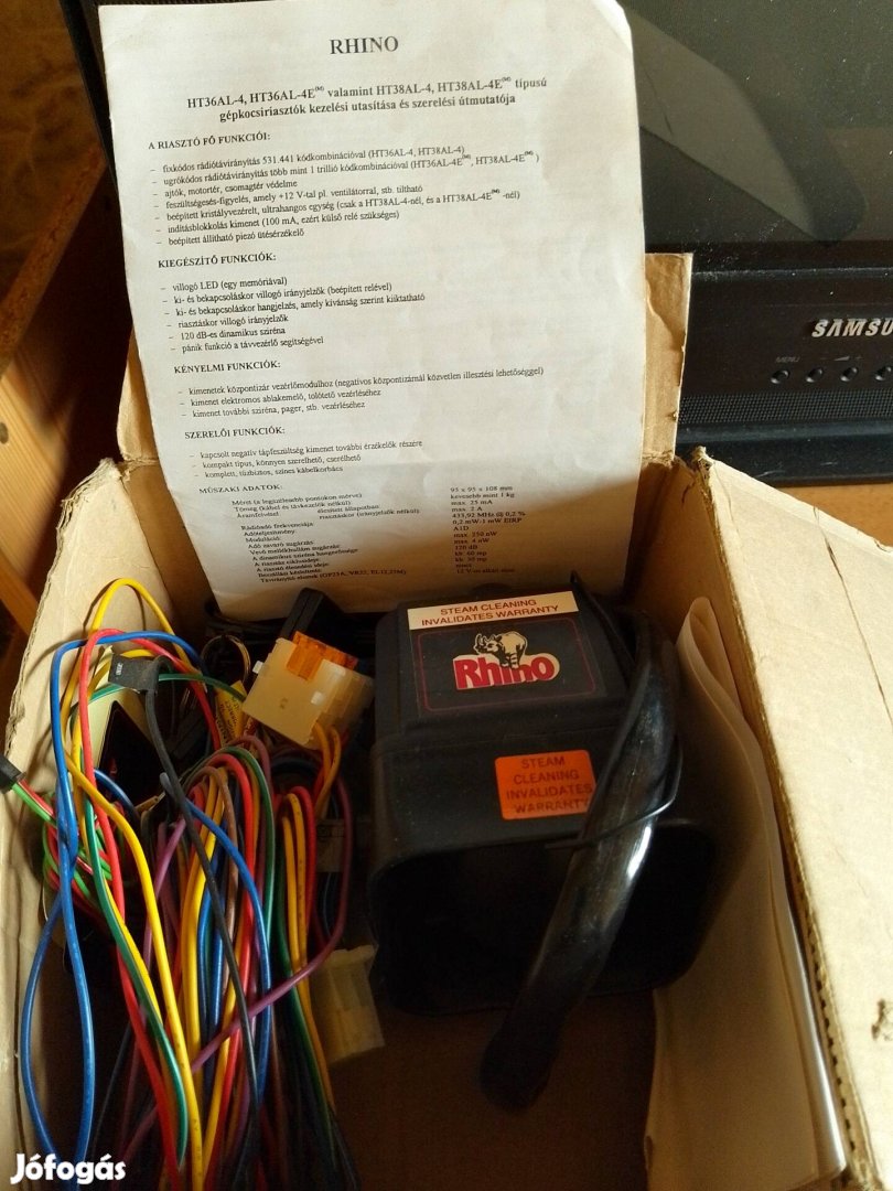 autó riasztó rendszer