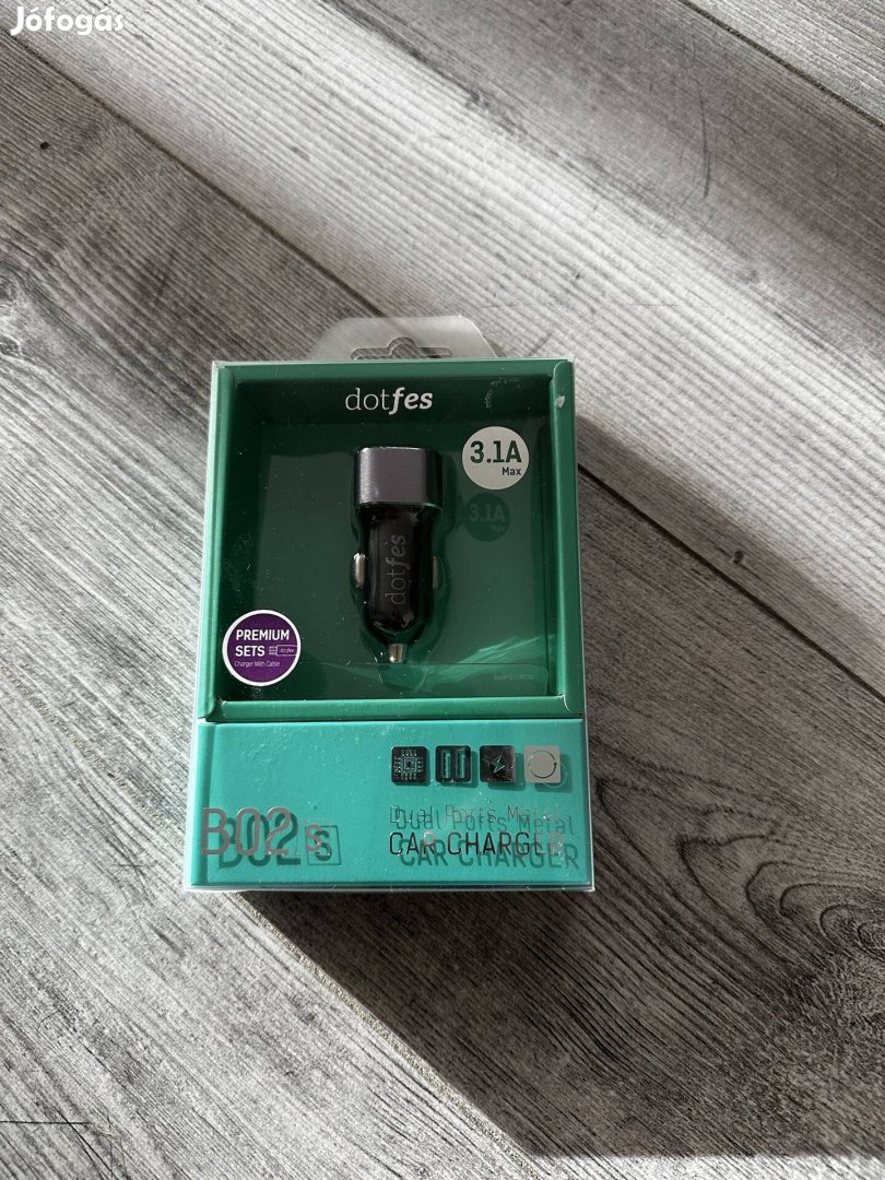 autó töltő adapter 