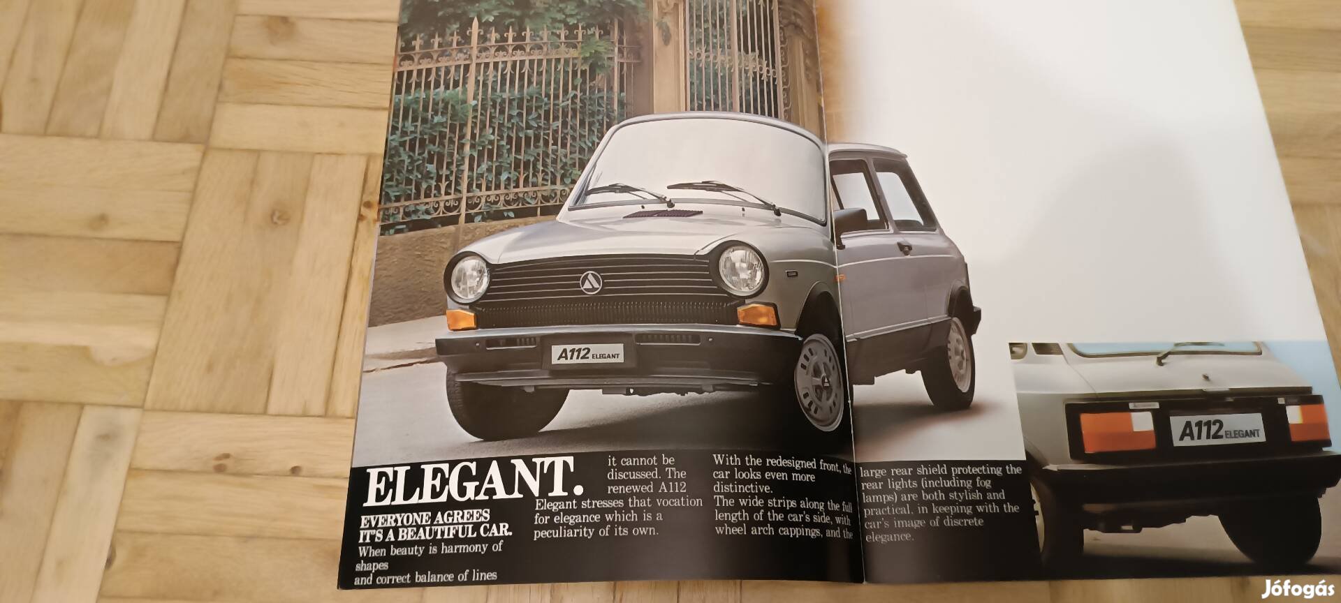 autobianchi A112 prospektus leírás katalógus eredeti 