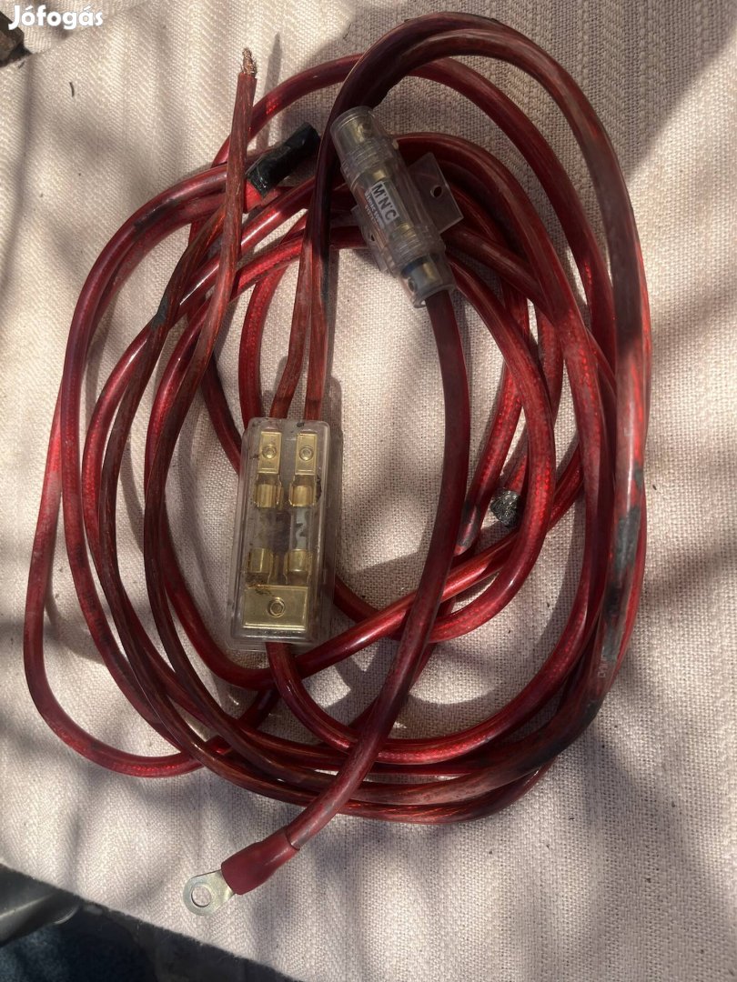 autóhifi tápkábel szett, 20mm?