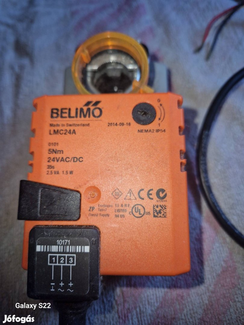 belimó zsalumozgató motor 24vac