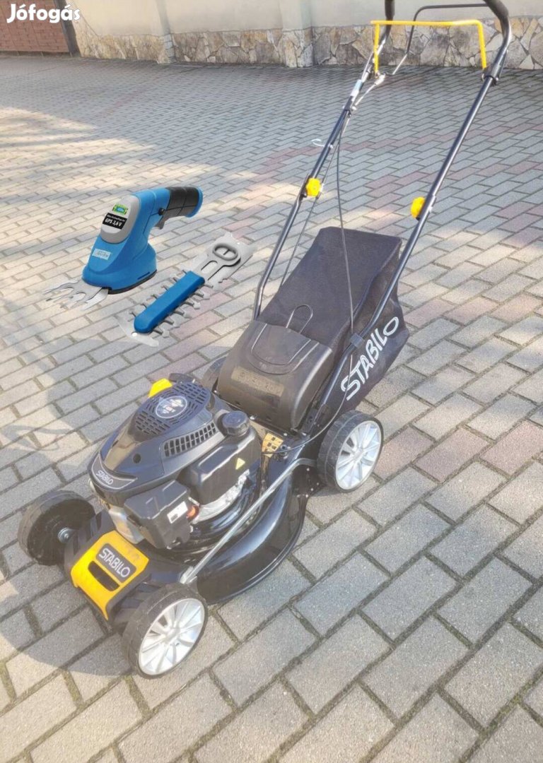 benzines fűnyíró Stabilo ST 401 Ajándék Güde akkus fűszegélyvágó