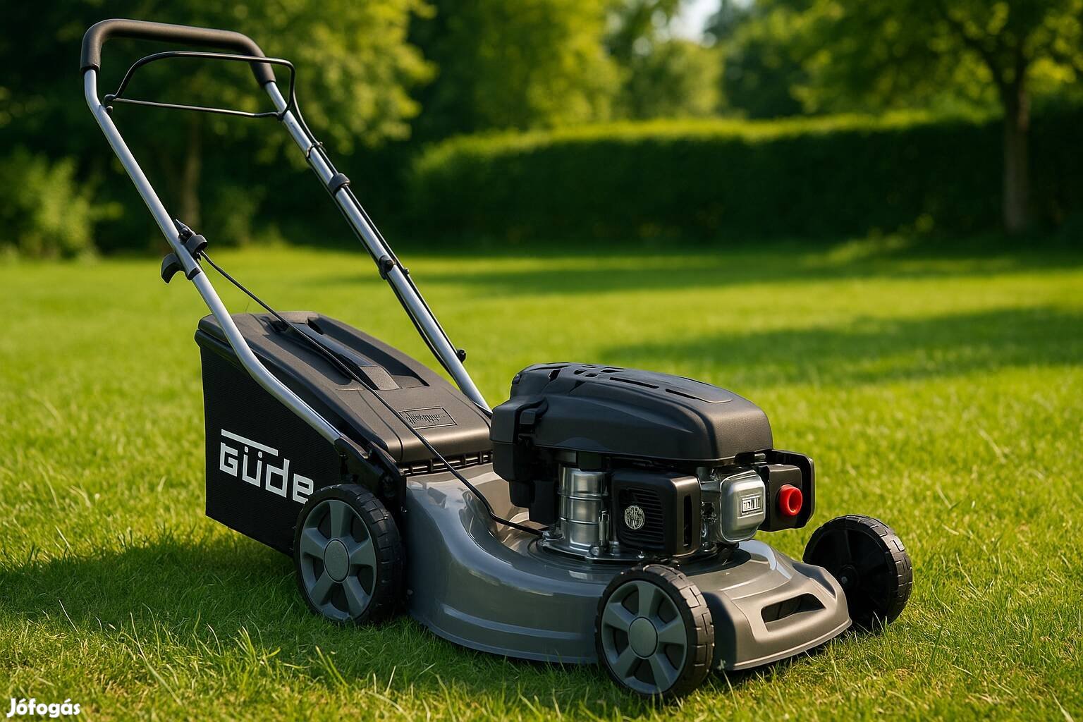 benzinmotoros fűnyíró Güde 415 R  Ajándék fű- és bokornyíró