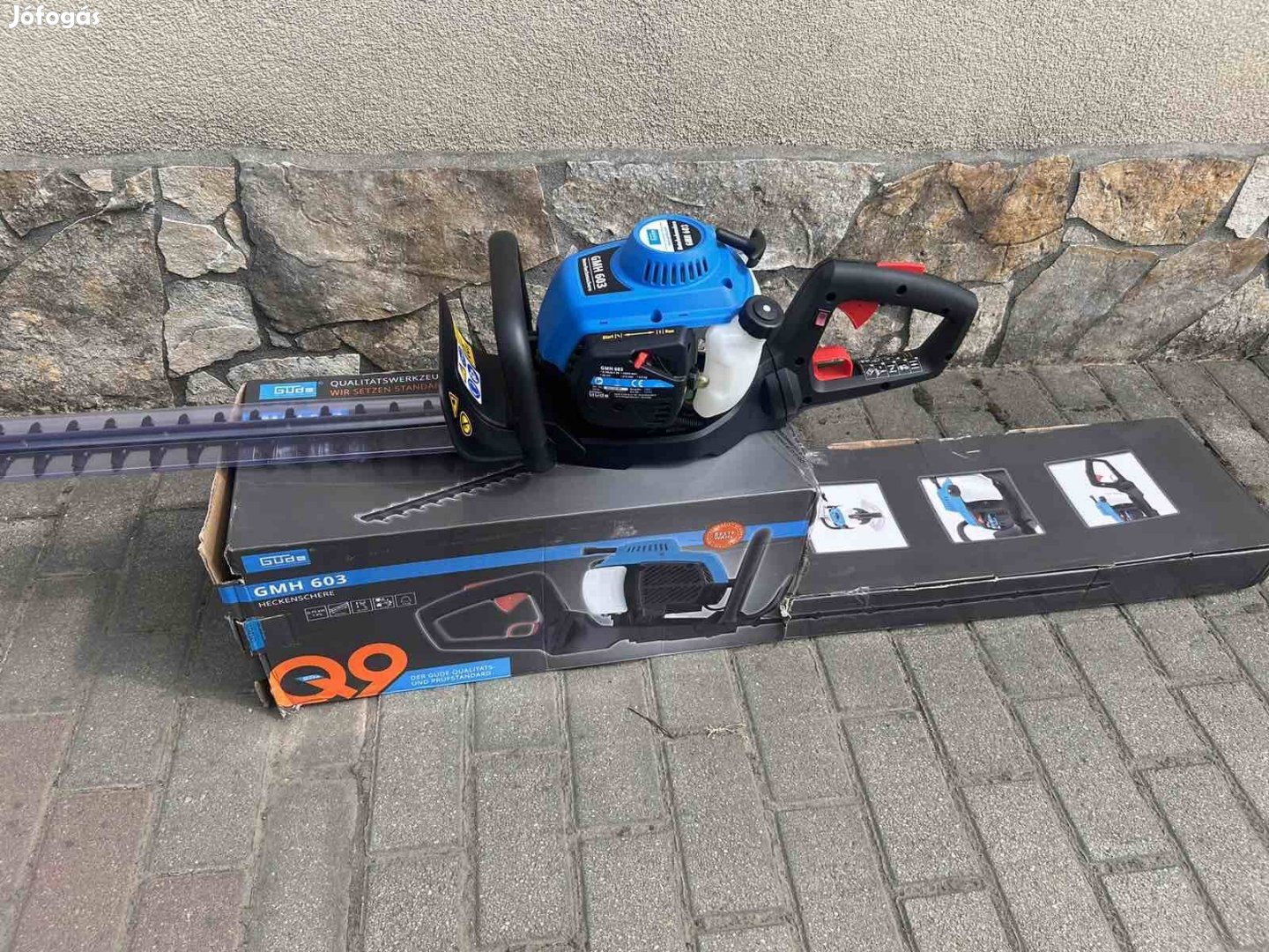 benzinmotoros sövényvágó Güde