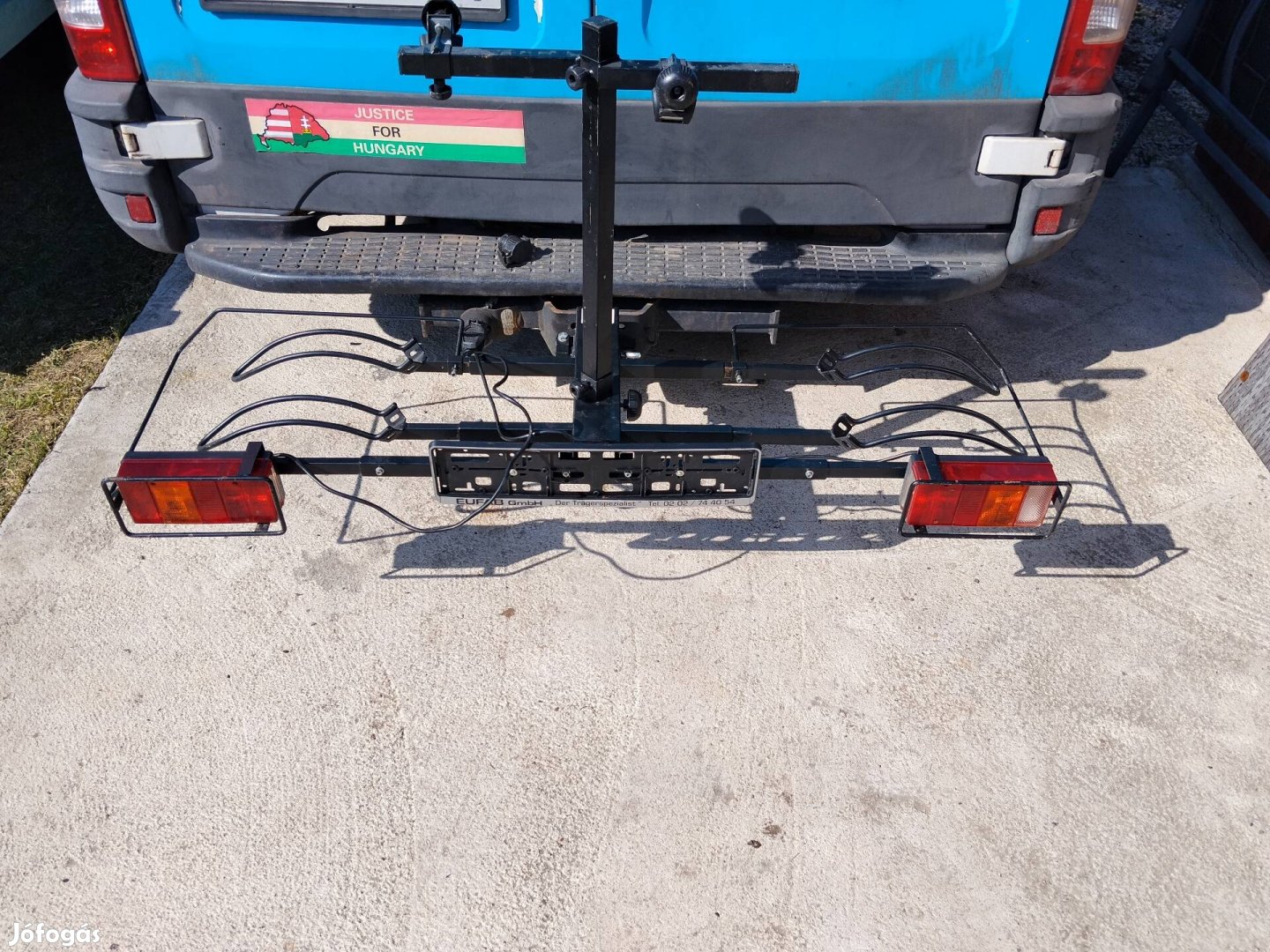 bicikli kerékpár szallitó tartó vonóhorog vonóhorogra