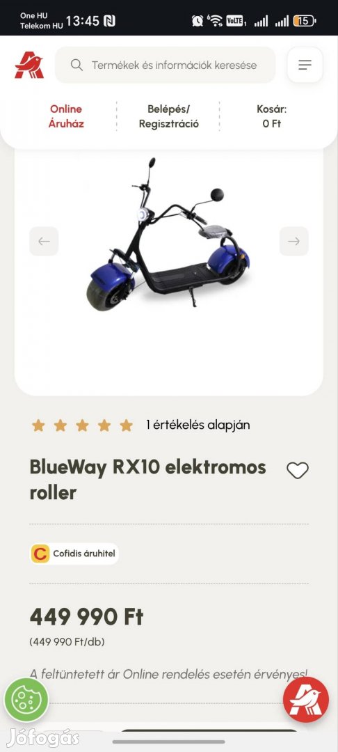 blueway  elektromos roller 