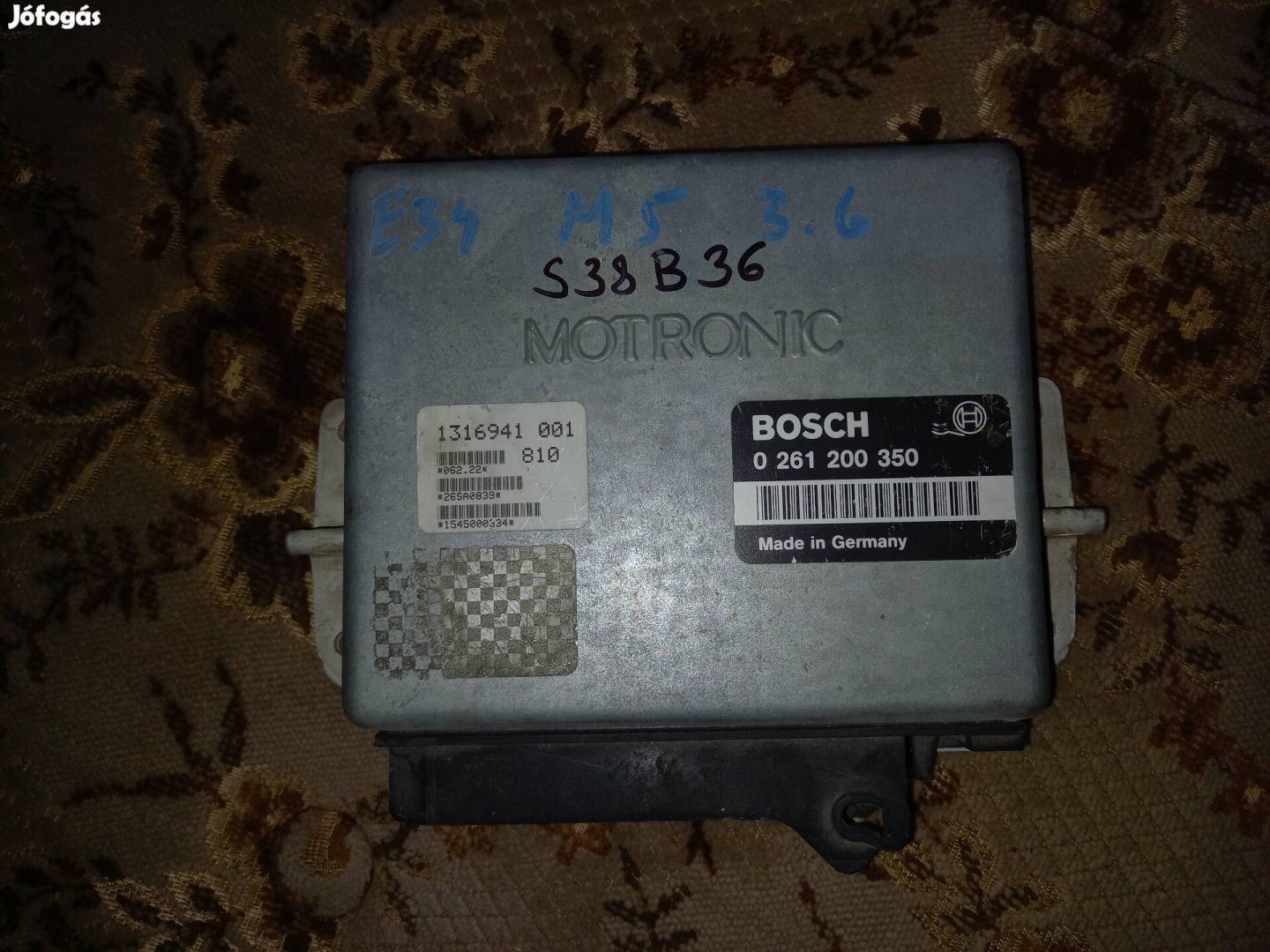 bmw e34 m5 3.6 motorvezérlö ecu