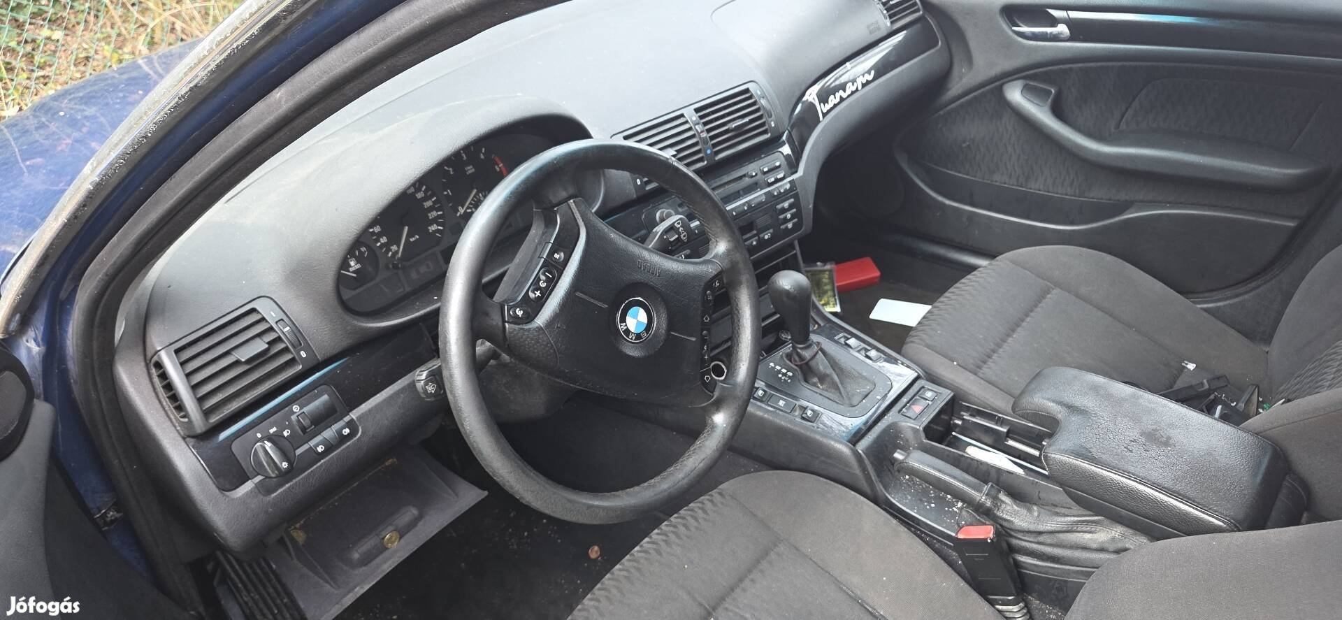 bmw e46 fekete fényes diszlec szet