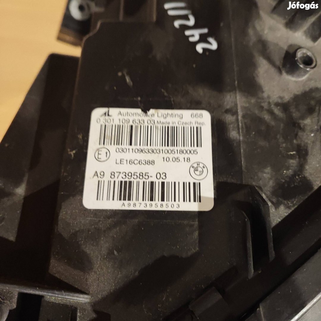 bmw g15 g16 8739585 LED fényszóró lámpa balos