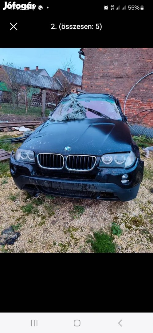 bmw x3 elso lokharito 