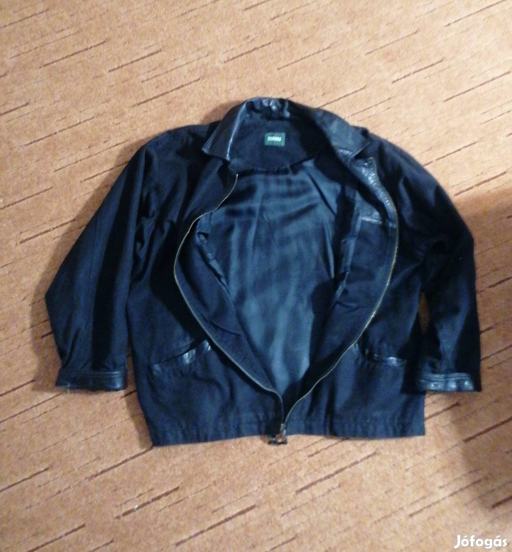bőr berakású Tuborg kabát