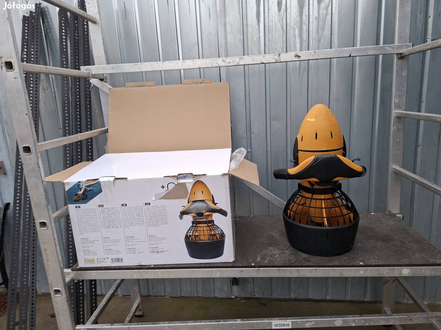 búvár scooter 24v-300watt 2 sebesség még használva nem vólt