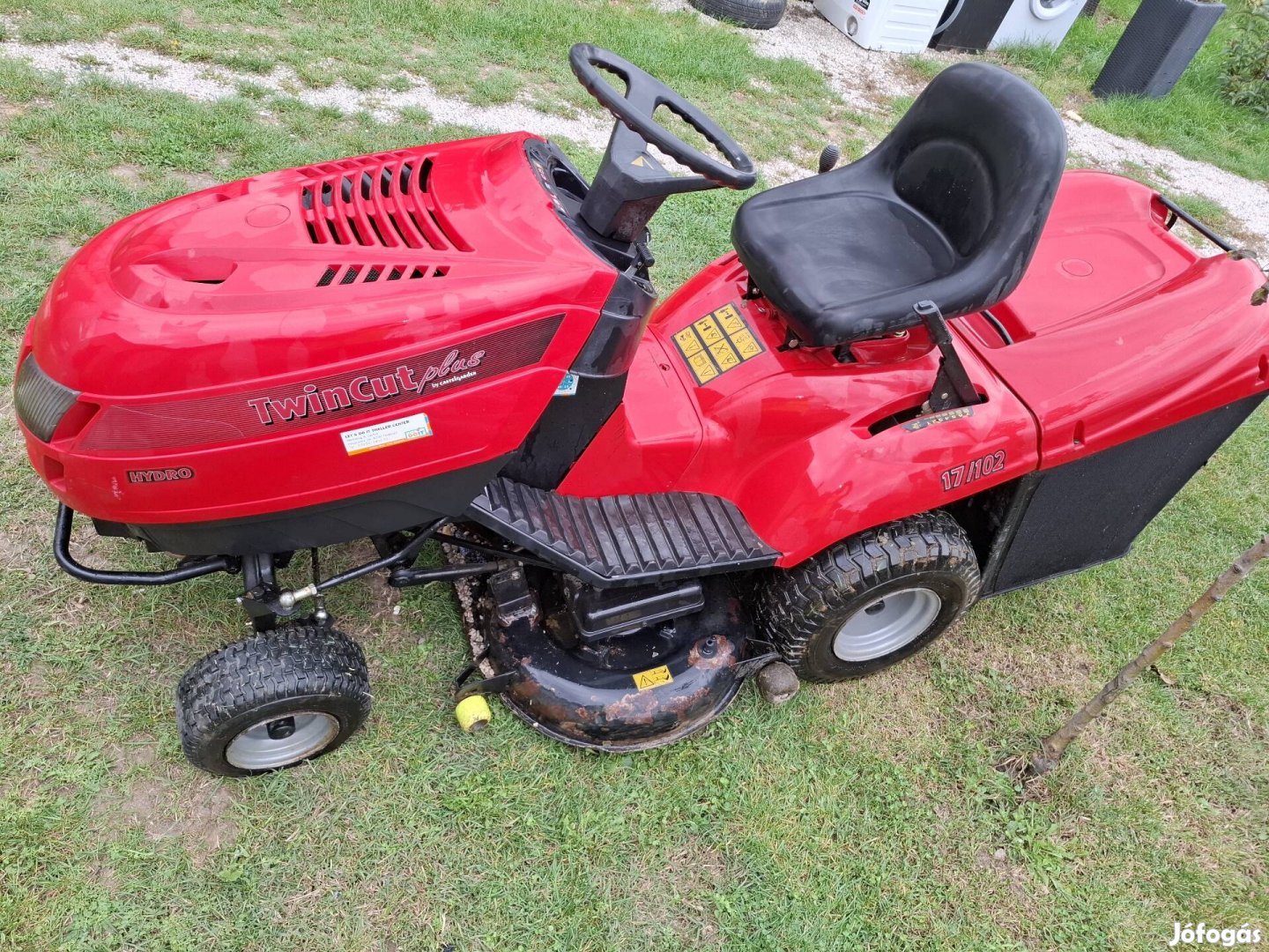 castelgarden Fünyiró Traktor Briggs motoros 17Hp eladó!