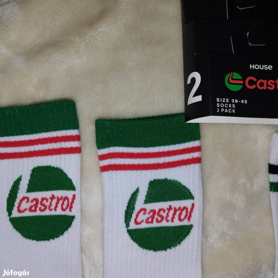 castrol zokni 2 pár, új
