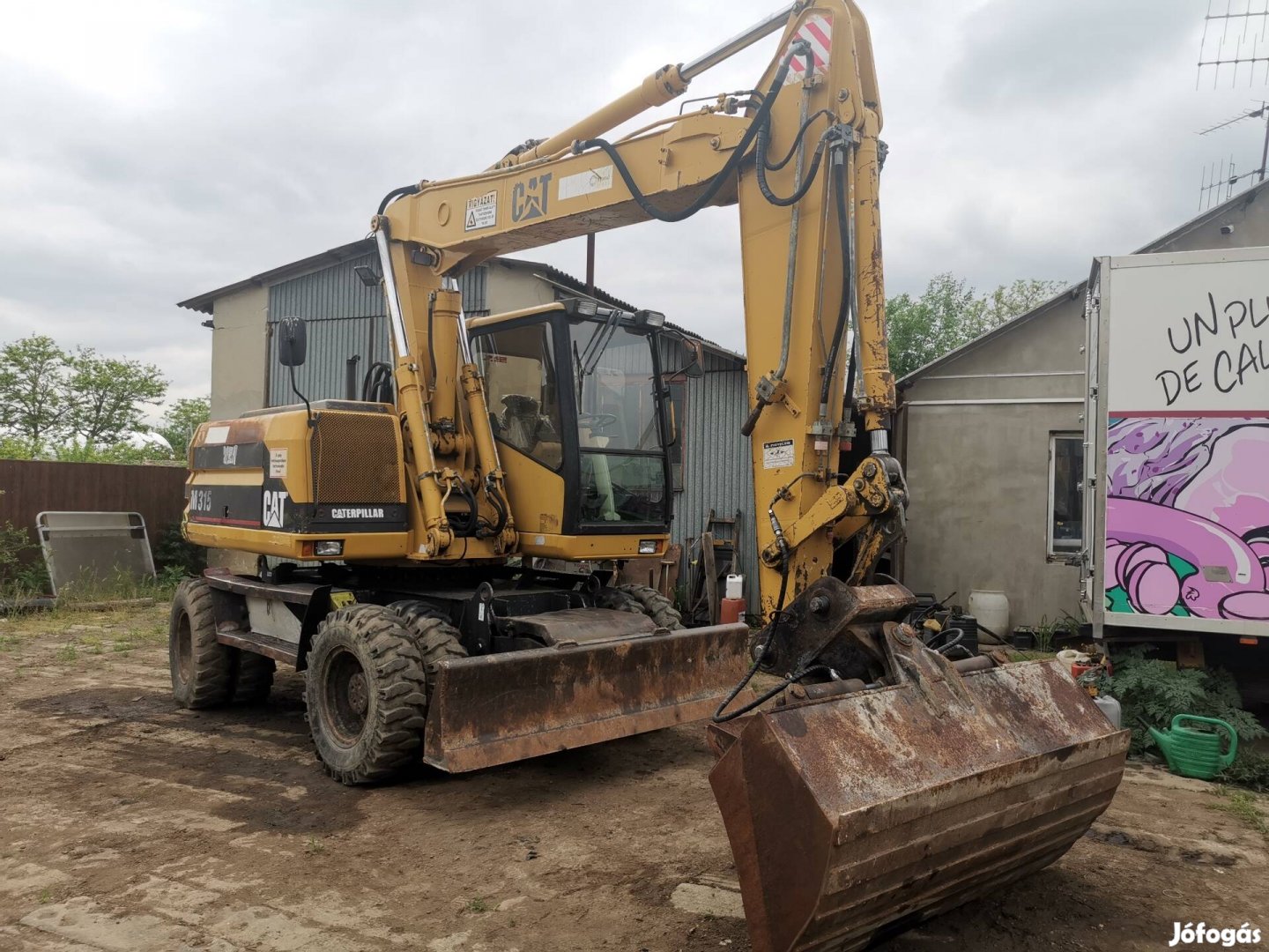 caterpillar M315 forgókotró 