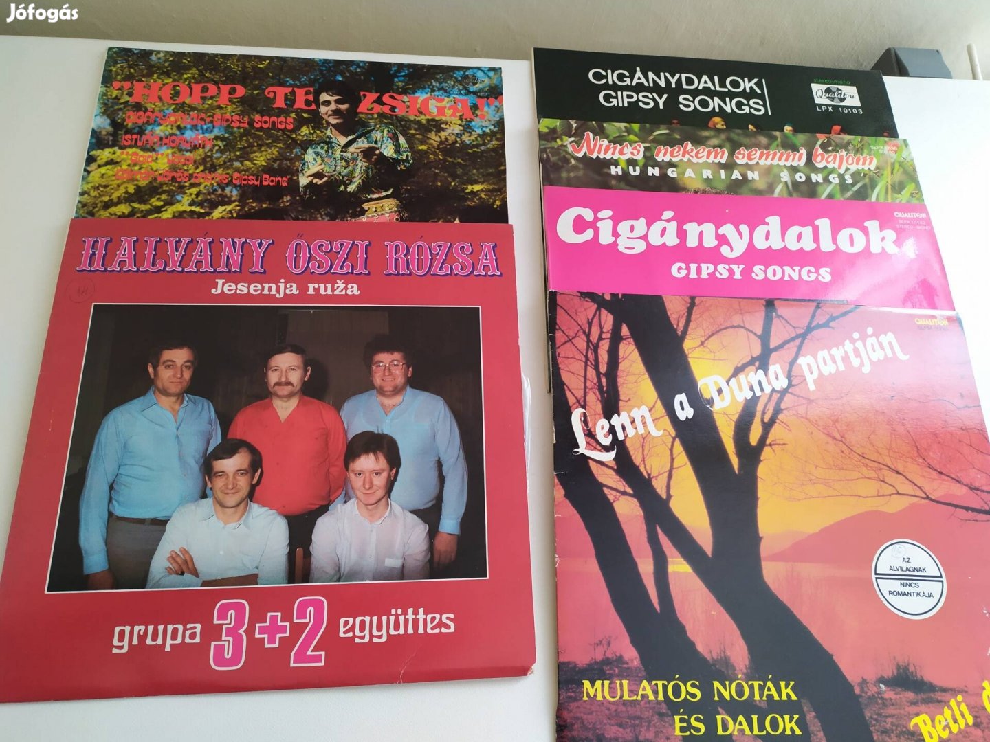 cigány és magyar nóták bakelit lemezeken