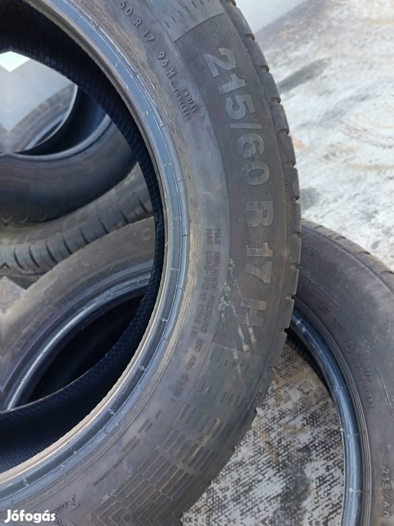 continental 215 /60 r17 nyári gumi szett 