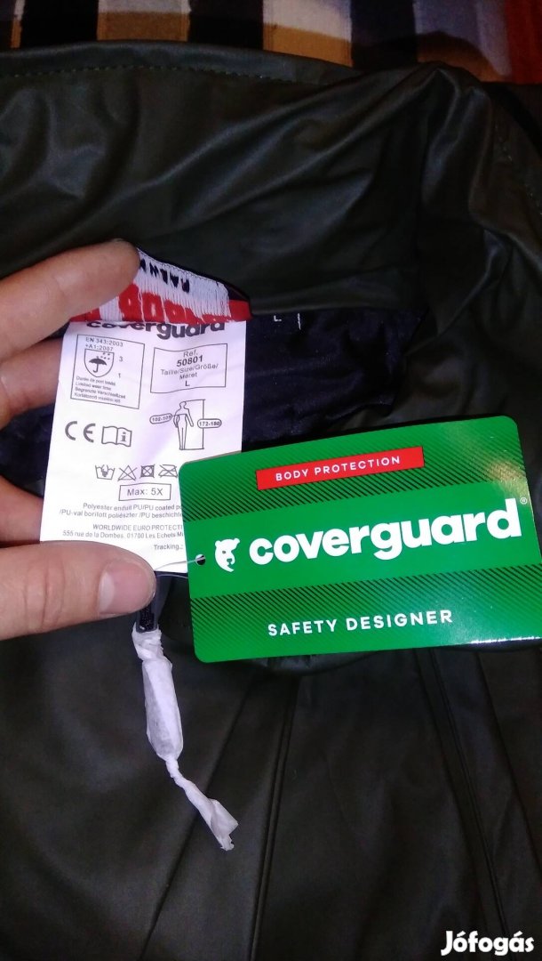 coverguard 50801esőruha L-es új