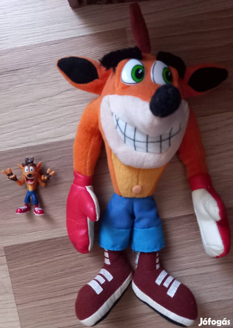 crash bandicoot plüss figura