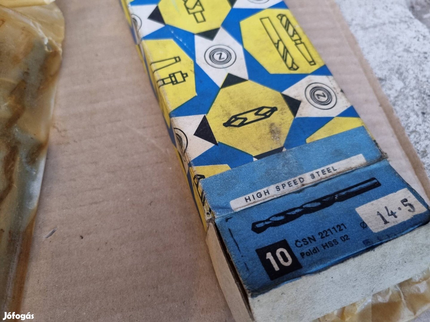 csigafúró 14,5 mm HSS Poldi új