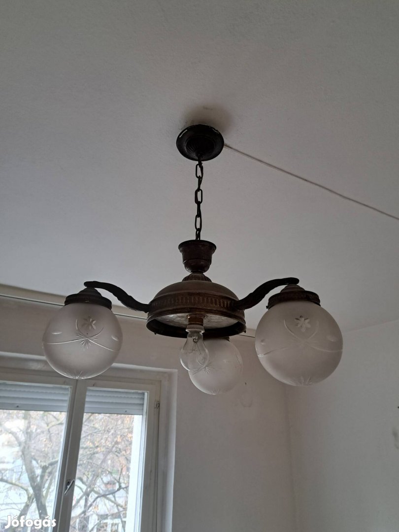 csillár, három ágú ,