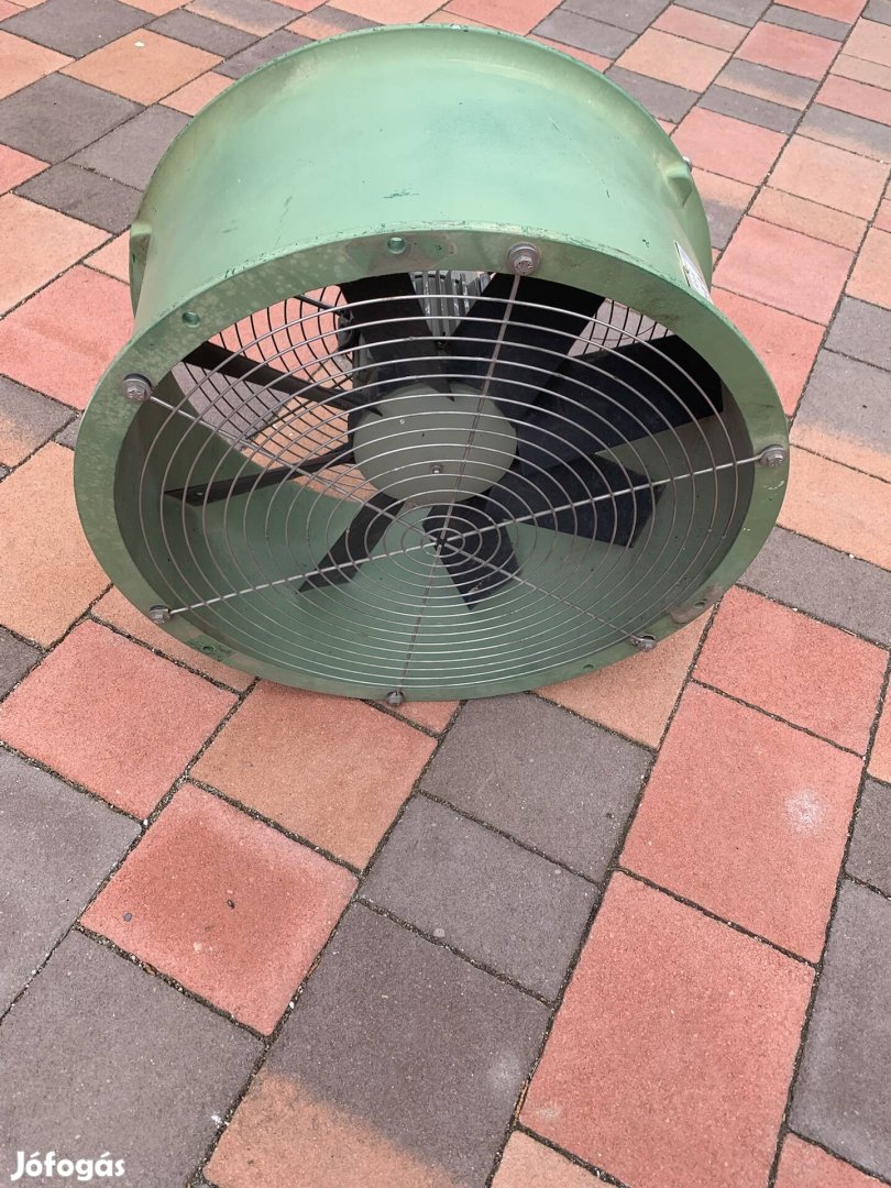 csőperemes ipari axiál ventilátor