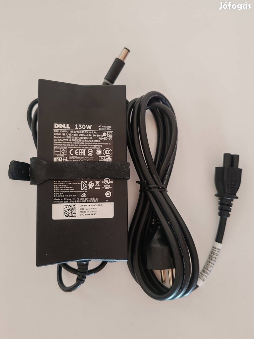 dell 130wattos töltő 