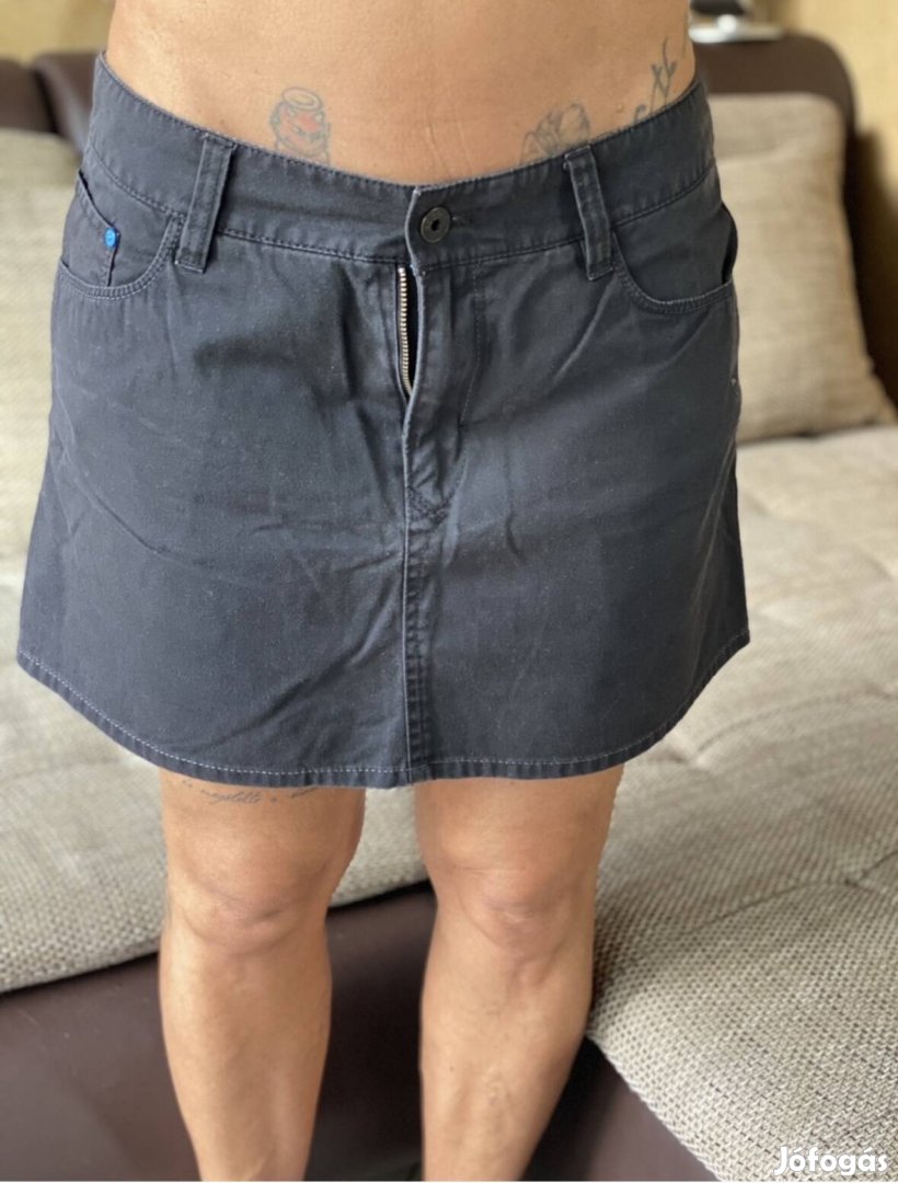didas fekete mini szoknya 38, újszerű