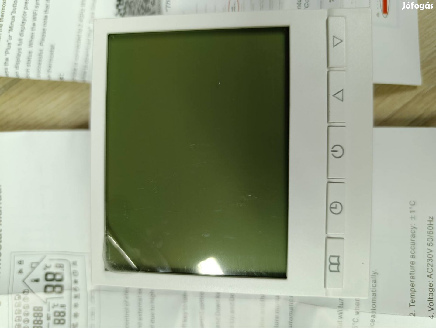 digitális termosztát uj
