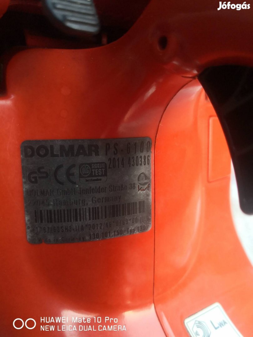 dolmar 6100 láncfűrész 