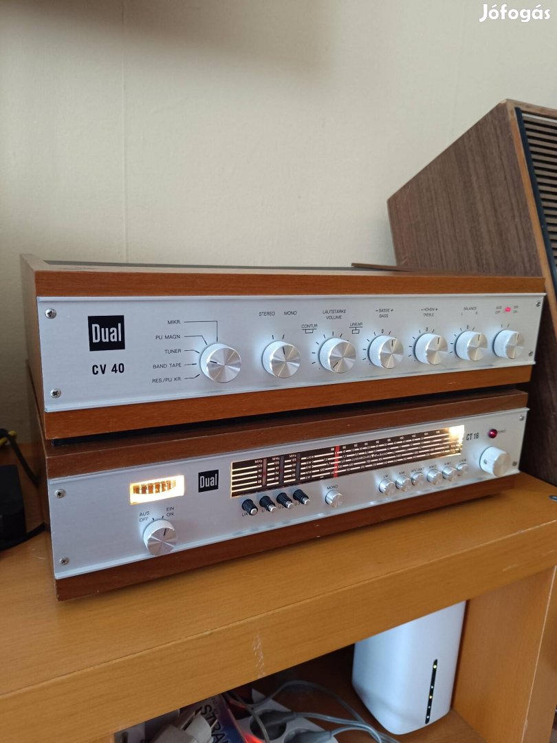 dual CV 40 sztereó erősítő és Tuner ct16