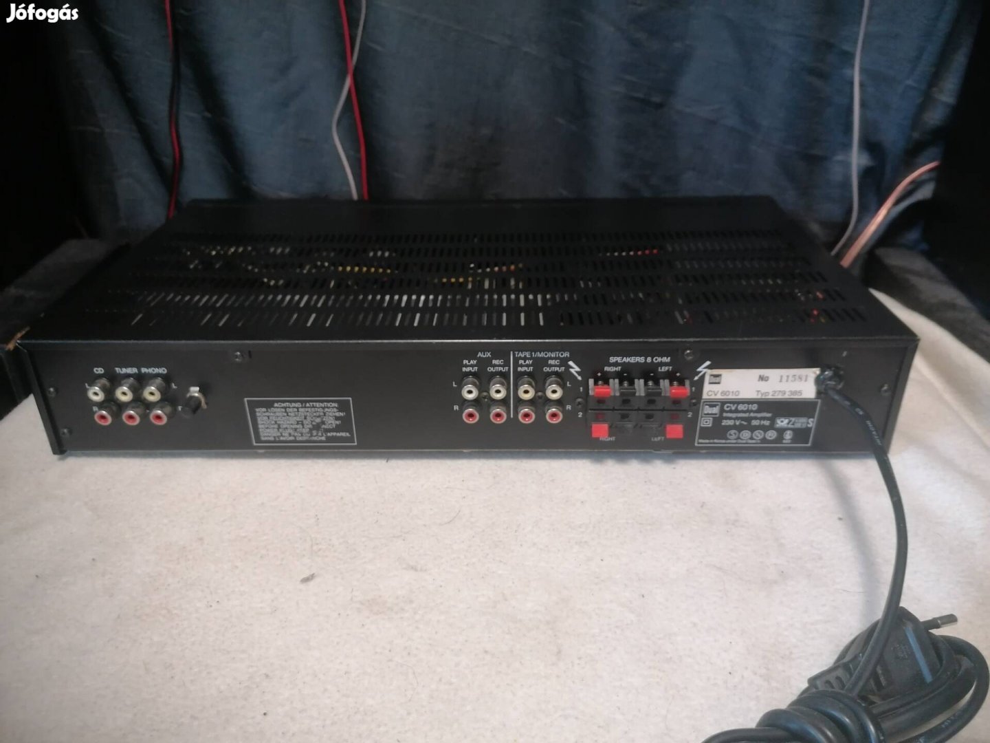 dual cv6010 erősítő 