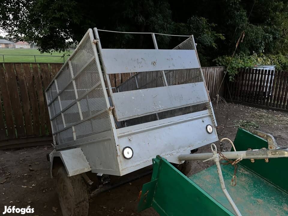 egyedi utánfutó eladó 190x120