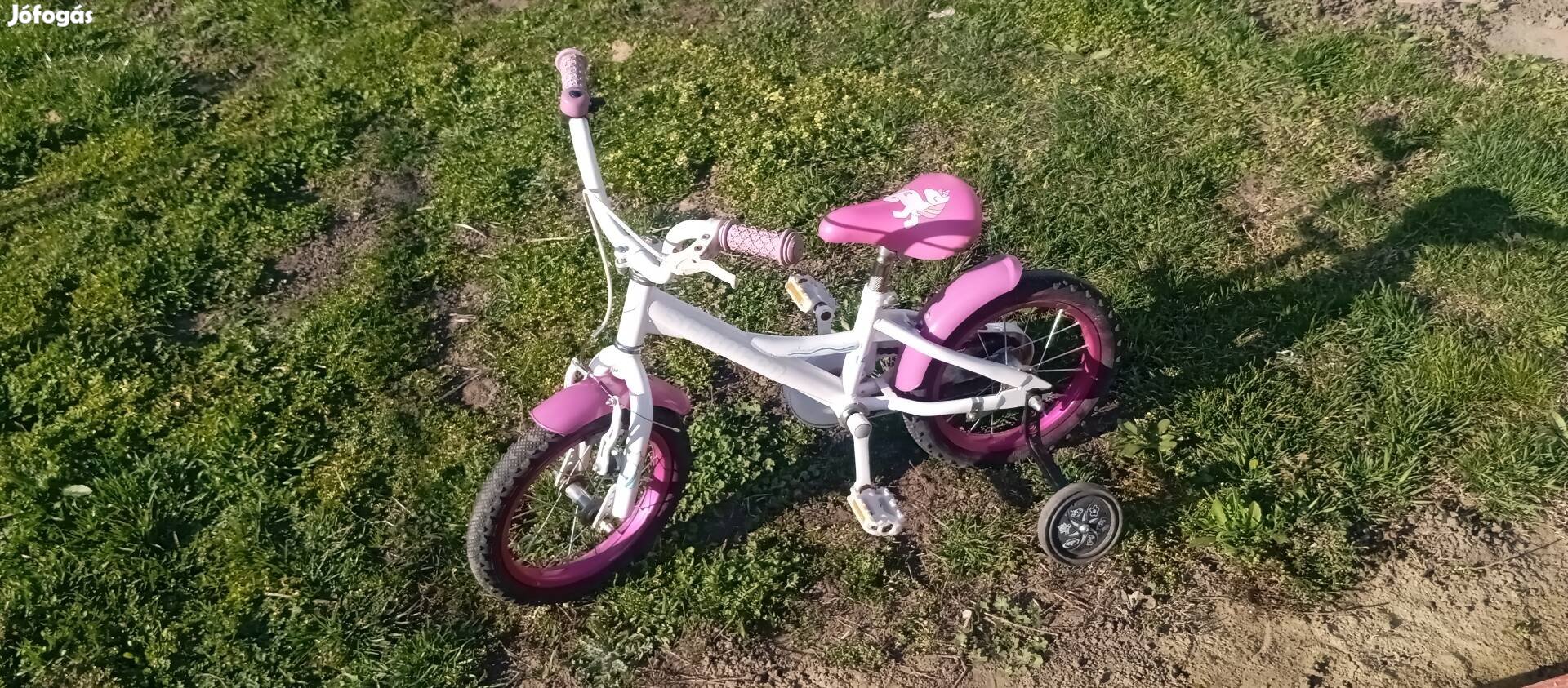 eladó 14 scirocco márkájú kislány bicikli