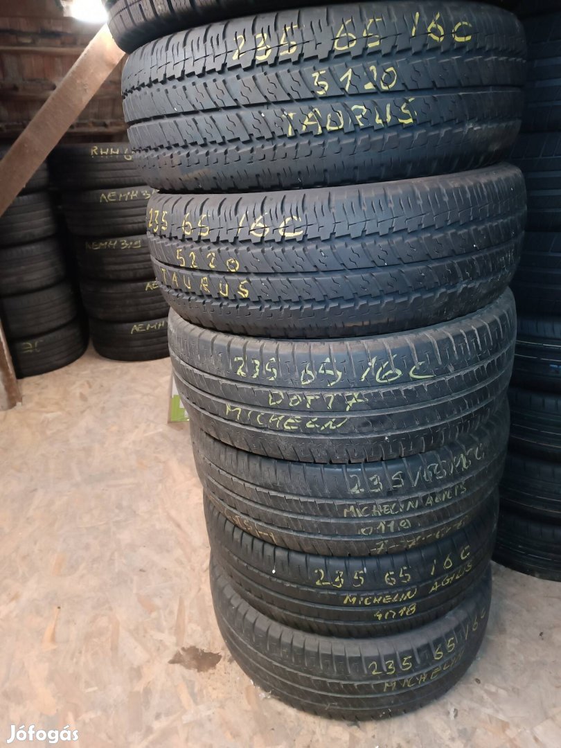 eladó 235/65 R16 C teherautó kisteher gumi nyári gumiabroncs 