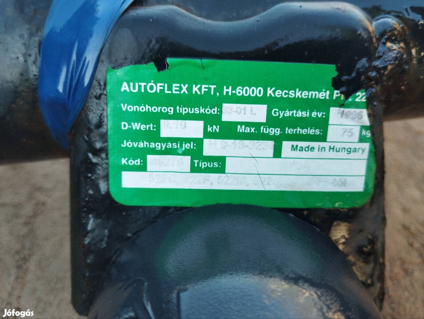 eladó Zuk nysa vonóhorog 