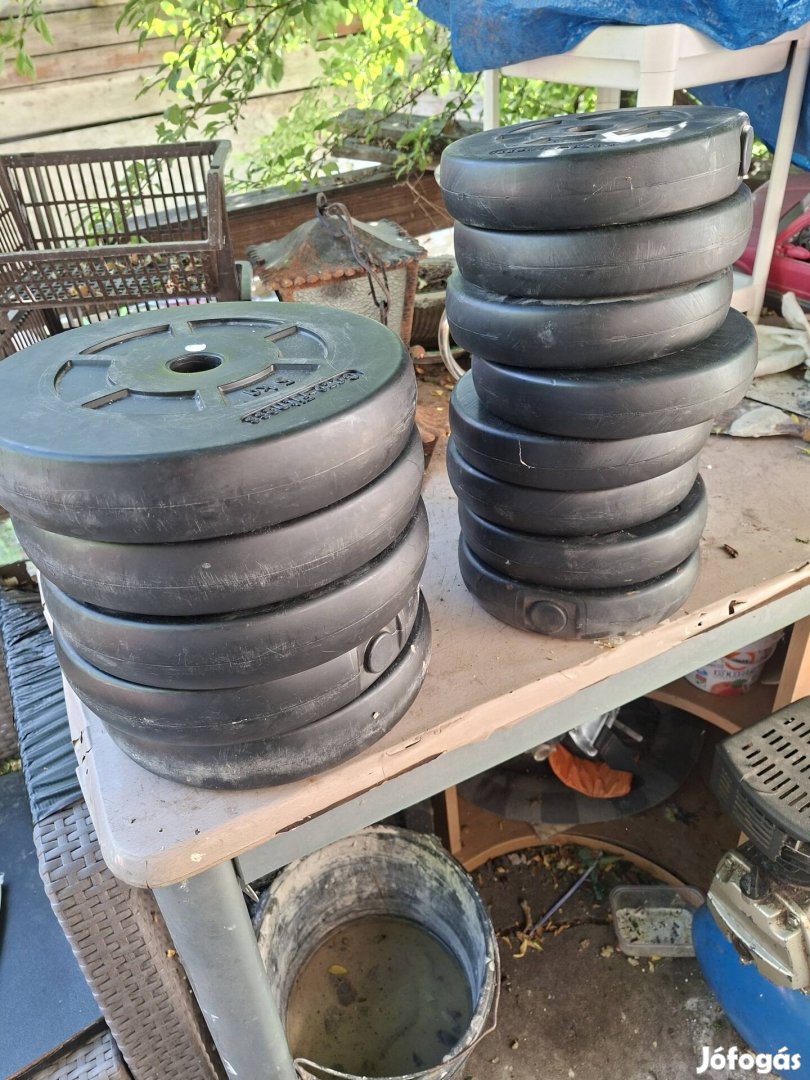 eladó  rudak es sulyal 45kg két 1 kezes rúd meg tricepsz rudal.