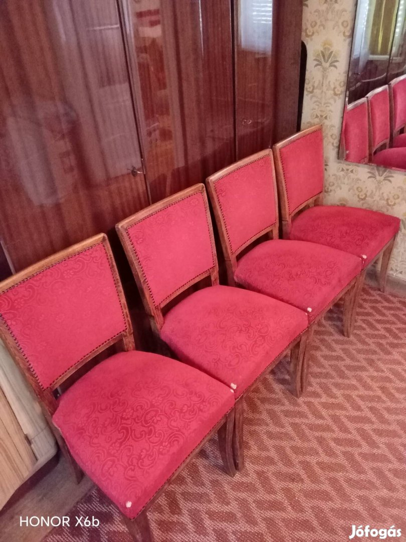 eladó fenti retro piros székek újpesten 