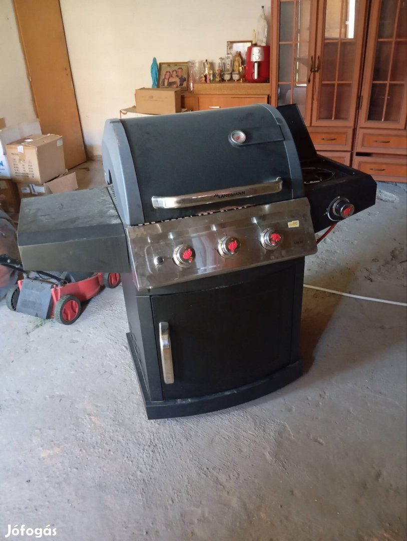 eladó grillező gázpalackos müködik 