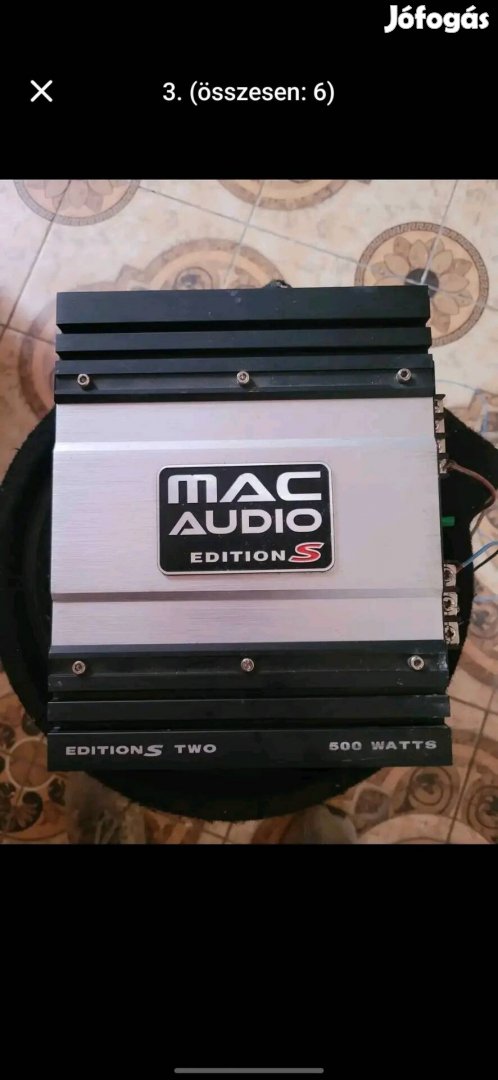 elado mac audio 500wattos 2ch autos erosito